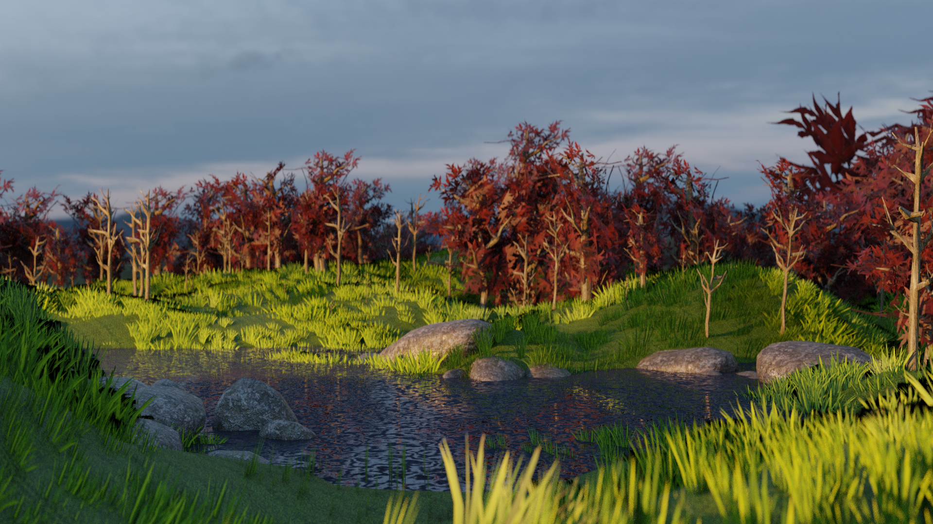 Simple Valley Scene preview image 1